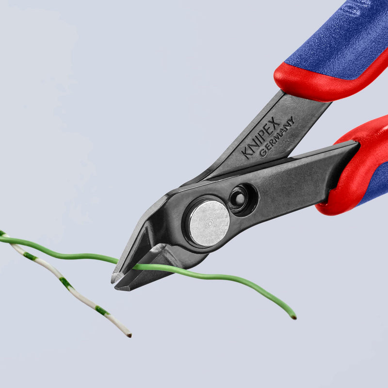[AUSTRALIA] - 78 81 125 SB Electronics Cutter "Super-Knips" 4, 92" with Bevel In Blister Packaging Multi-colour Burnished with very small facet 