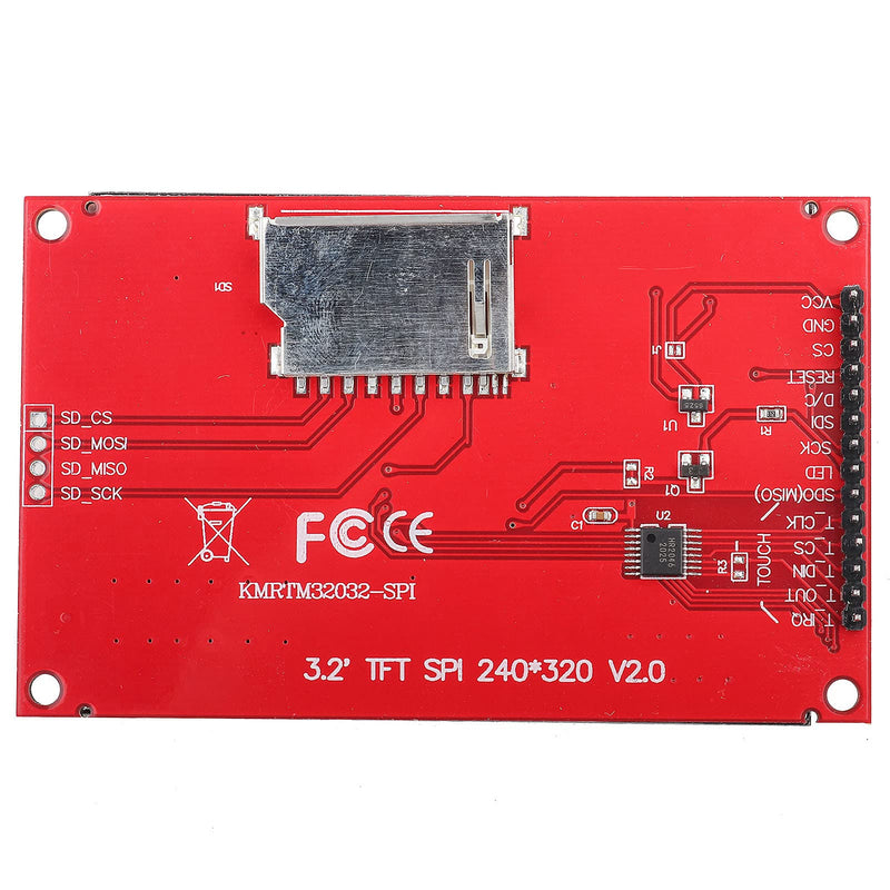 LCD Display Module 3.2 Inch Display TFT 320 240 3.2 Ili9341 3.2 240*320 TFT LCD Display Module 4 Wire SPI TFT LCD Screen with Card Cage TFT Display Module (with Touch)