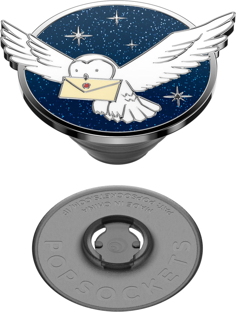 POPSOCKETS Phone Grip with Expanding Kickstand, Harry Potter - Enamel Hedwig Adhesive