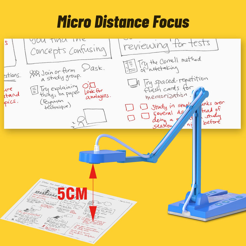 Mirabox 4K Ultra HD 3-in-1 15MP USB Document Camera/Webcam/Visualizer,Compatible with Mac OS,Windows,Chromebook for Live Demo,Web Conferencing,Distance Learning,Remote Teaching,Object Viewing HSV223-1500