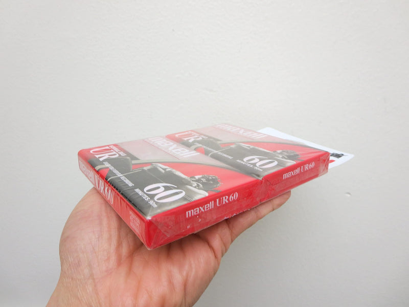 [AUSTRALIA] - Maxell 109024 60 Minute Storage Capacity Normal Bias Type Flat Packs 2 Pack Cassettes 