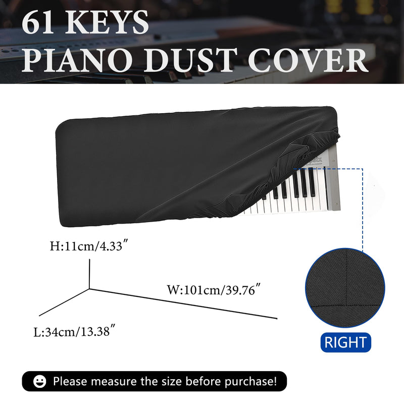 61 keys synthesizer dust cover, compatible with KORG opsix SE Platinum, KORG wavestate SE,Premium Chinlon Anti-scratch and dustproof, Soft Touch & Fitted design