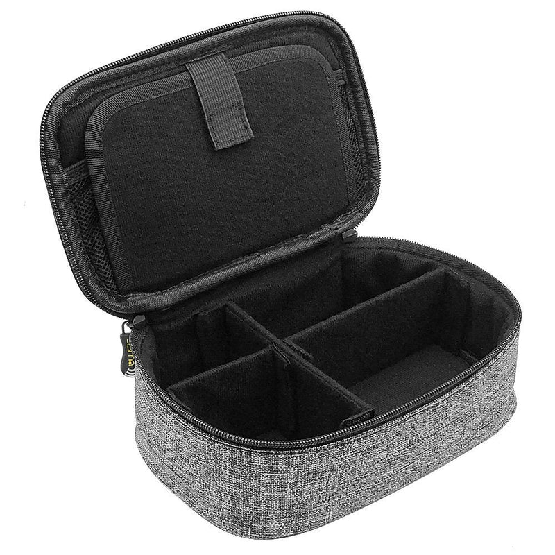 sisma Travel Cords Organizer Universal Small Electronic Accessories Carrying Bag for Cables Adapter USB Sticks Leads Memory Cards, Grey 1680D-Fabrics SCB17092B-OG Grey -1680D Oxford Fabrics