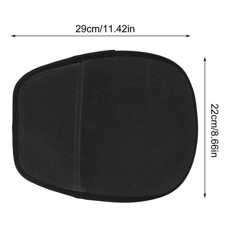Hand Warmer Mouse Pad, Heated Mouse Pad Office Mousepad USB Heated Computer Mouse Pad Hand Warmers Hand Warmer Roomy Hand Warming Mouse Pad Desk Accessories for Men Women Heating Mouse Pads (Black) Black