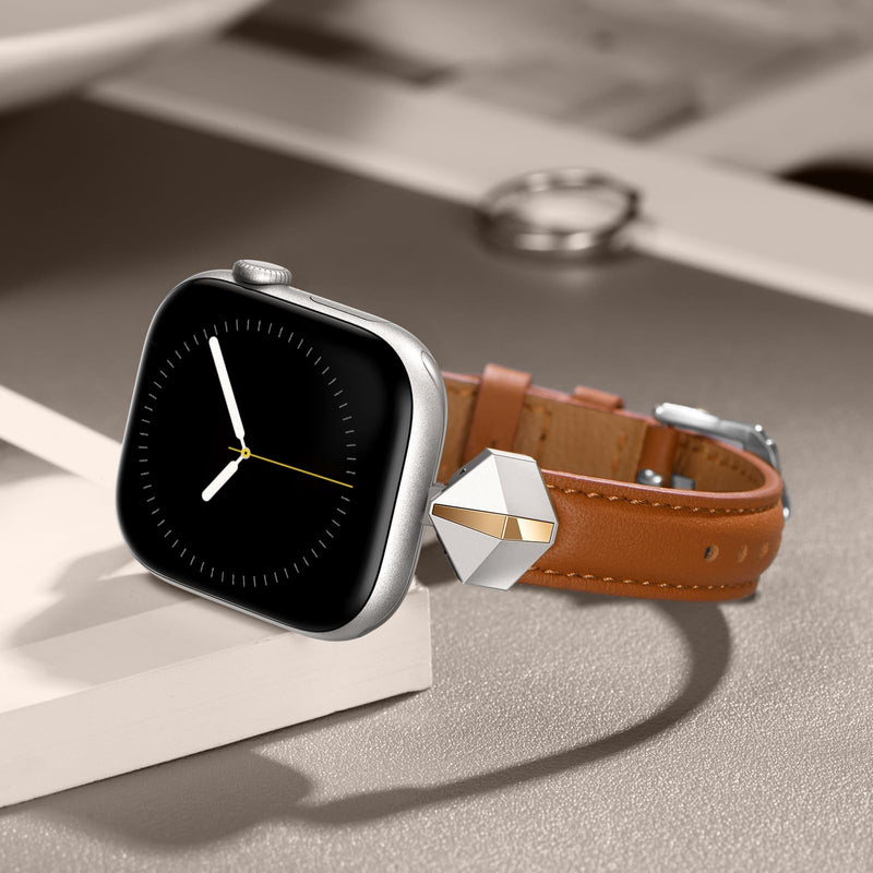 WFEAGL Band Compatible with Apple Watch Bands Women 38mm 40mm 41mm 42mm(Series 11/10),Dressy Slim band for iWatch SE Series 11/10/9/8/7/6/5/4/3/2/1