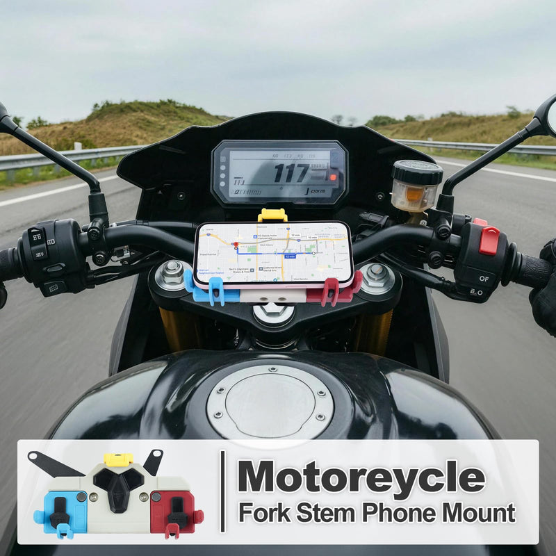 Yamaha YZF-R3 Exclusive Motorcycle Phone Mount with Vibration Dampener,Heavy Duty Phone Holder for Motorcycle,Anti Slip, Anti Shake, Anti-Theft,Adjustable for 5.4-8.3'' Smartphone