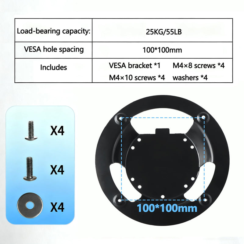 BN61-14898A BN96-42913A Odyssey G7 G6 VESA Compatible with Samsung Monitor | G6 G7 Wall Mount for 49in G65B G70A G70B G75NB G75T G77T CJ890 CRG9 CHG90 S95UA (All 43in Monitors Cannot be Used)