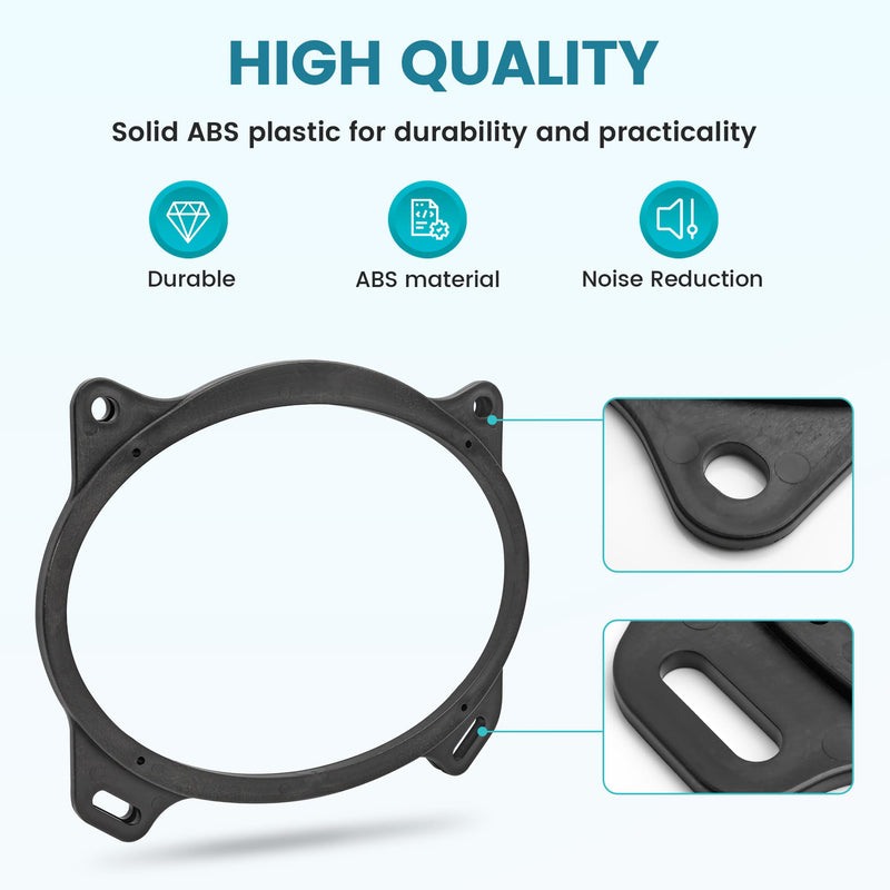 6x9 inch Rear Deck Speaker Adapter Spacer Ring for Toyota Camry/Corolla/Yaris 2002-2013 Install Aftermarket Radio Speaker Mounting Bracket