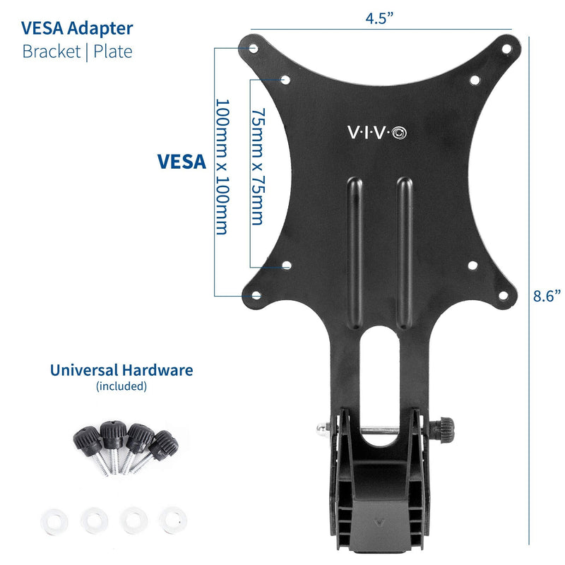 VIVO VESA Adapter Plate Bracket Designed for Asus VZ-Series Monitors VZ229HE, VZ229N, VZ239H-W, VZ249H, VZ249HE, VZ279H, VZ27AQ, VZ239HE, and VZ279HE, MOUNT-ASVZ01