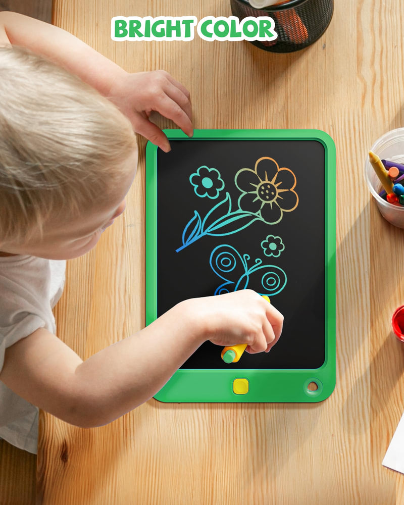 LCD Writing Tablet 10 Inch for Kids（Navy+Green）
