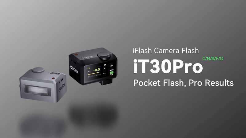 Godox iT30 Pro F Flash for Fujifilm, iT30Pro F Touchscreen Pocket Speedlite