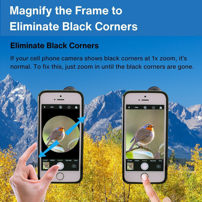 [AUSTRALIA] - 28x Optical Zoom HD Phone Camera Lens 5 in 1 Kit for iPhone and Android with Tripod + Telephone Zoom Lens + Lens Cover + Clips, Support Hand-held, Eye View, Spot Shooting, 4K HD Telephoto 
