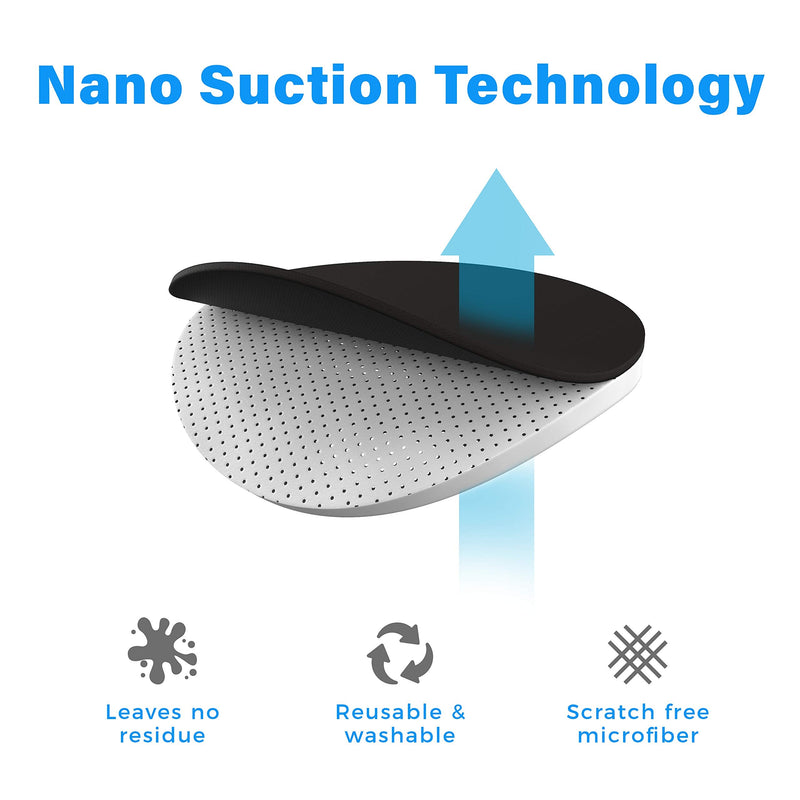 Nanobloc Universal Webcam Covers - Privacy Protection Accessory, No Residue Application - Dots and Bars, 7 Pieces - Floral
