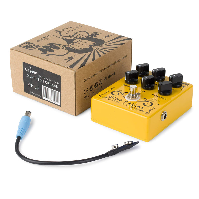 [AUSTRALIA] - Caline CP-60 Wine Cellar Bass Driver Guitar Effects Pedal True Bypass 