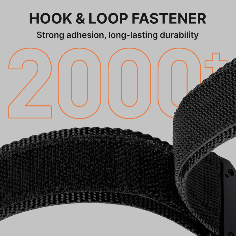 Bandletic 26MM Compatible with Garmin Fenix 8 51mm 7X 6X 5X Watch Band | Quick Fit Nylon Replacement Strap with Magnetic Fidlock Buckle for Fenix 6X Pro/5X PlusR/Instinct 2X/Enduro/Quatix/Tactix Black Medium (6.7"-7.3")