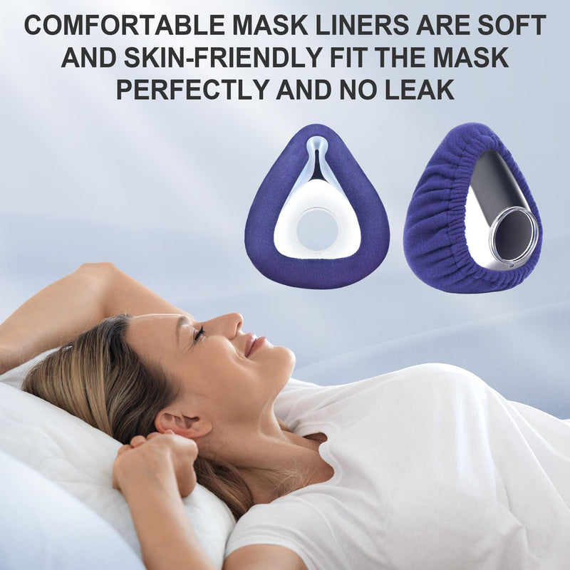 [AUSTRALIA] - Full Face Mask Inserts (M), Reusable Cushion Covers Compatible with AirFit F20 and AirTouch F20, 3 Sizes, Better Fit, Better Sealing CPAP Accessories BlessEase M 