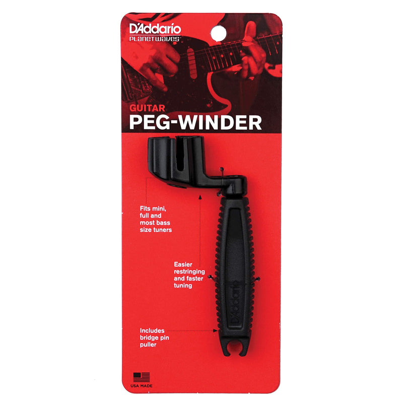 [AUSTRALIA] - D'Addario Accessories Ergonomic Guitar Peg Winder 
