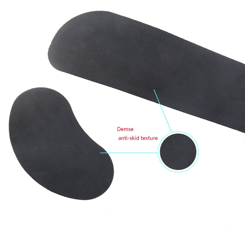Wrist Rest for Computer Keyboard and Mouse Pad Support Memory Foam Set Easy Typing and Wrist Pain Relief Ergonomic Lightweight Anti-Skid Wrist Cushion for Office Gaming Laptop Mac (Black) Black