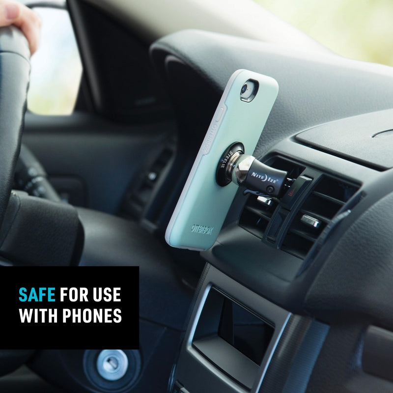 Nite Ize Steelie Vent Kit - Magnetic Cell Phone Holder for Car Vents - Phone Mount - Orbiter