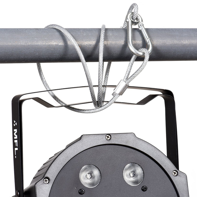 [AUSTRALIA] - MFL. Stage Lights Safety Cables 110 lb Load Duty 31.5'' Stainless Steel Security Rope for Party Lights DJ Light Stage Lighting, Pack of 10 31.5'' Long, Pack of 10 