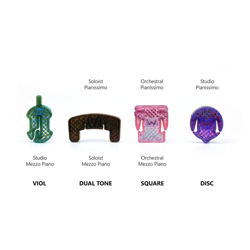 3 Pack Professional Orchestral Mutes (Viola) by ViowiessCO Viola