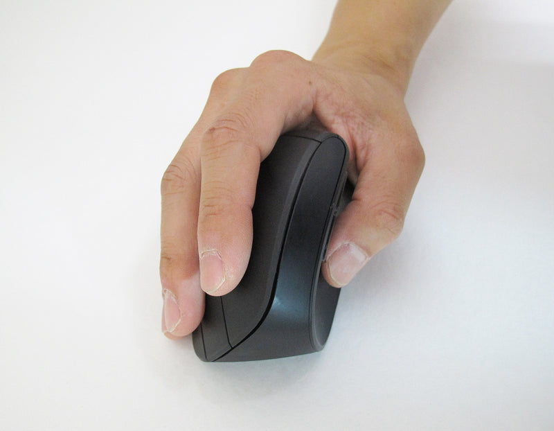 MOJO Silent Bluetooth Vertical Mouse - Wireless Optical Ergonomic Mouse w/Adjustable Sensitivity Bluetooth Only