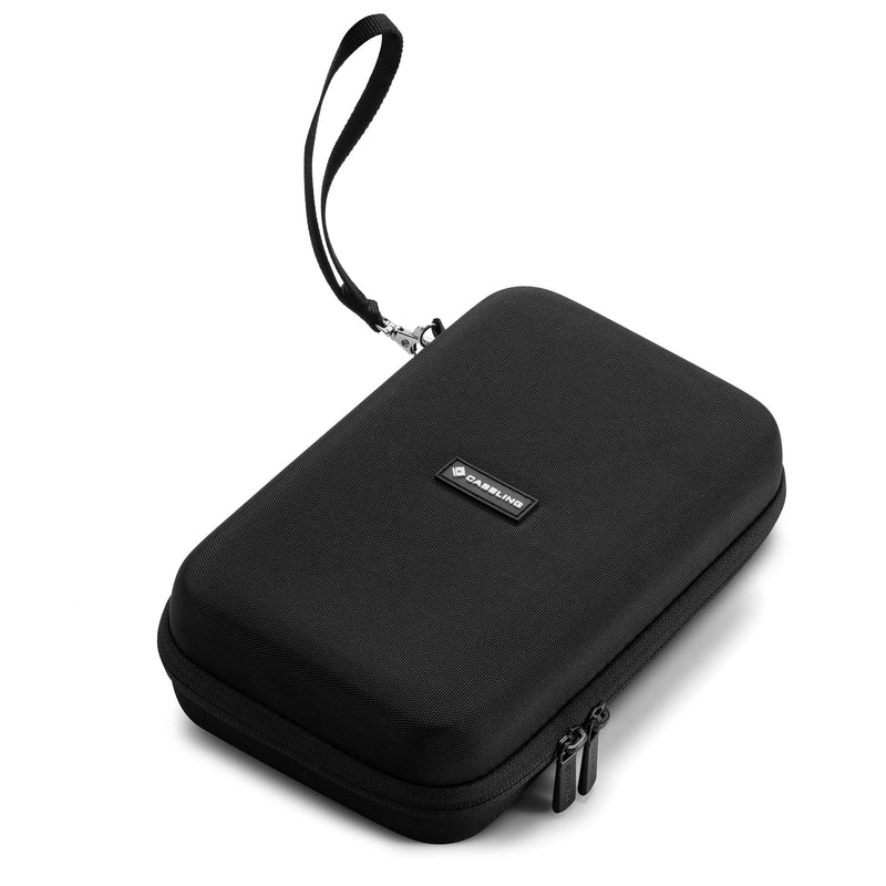 Caseling Universal Electronics/Accessories Hard Travel Organizer Carrying Case Bag, 9.8” x 5.6”x 2.8” - Black