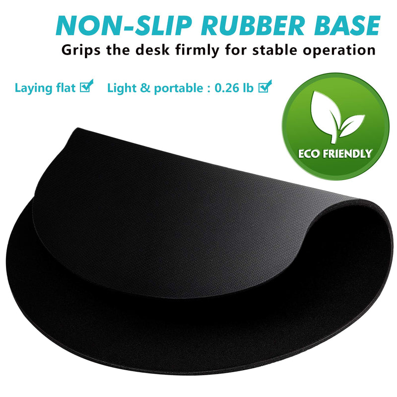 Ergonomic Mouse Pad with Wrist Support, Premium Memory Foam Keyboard Wrist Support Bar and Mouse Wrist Rest Pads Set- for Comfortable Typing &Wrist Pain Relief Mouse Pad with Wrist Support Bar 1