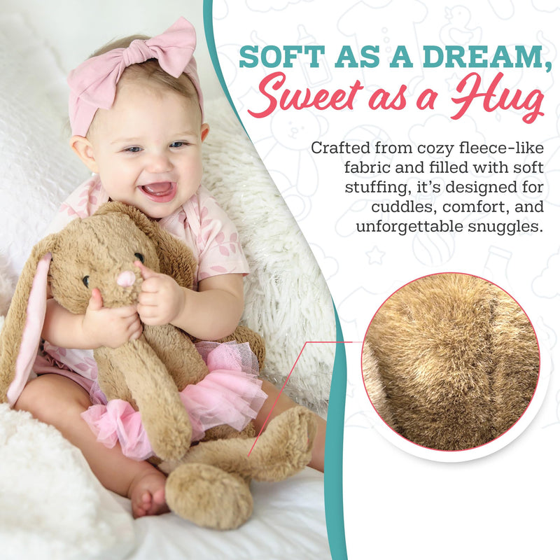 [AUSTRALIA] - My Baby’s Heartbeat Bear, 20 Second Re-Recordable Digital Voice Recorder Plush Keepsake for Baby’s Heartbeat Memory, Pregnancy Keepsake (Not a Medical Device), Doodle 