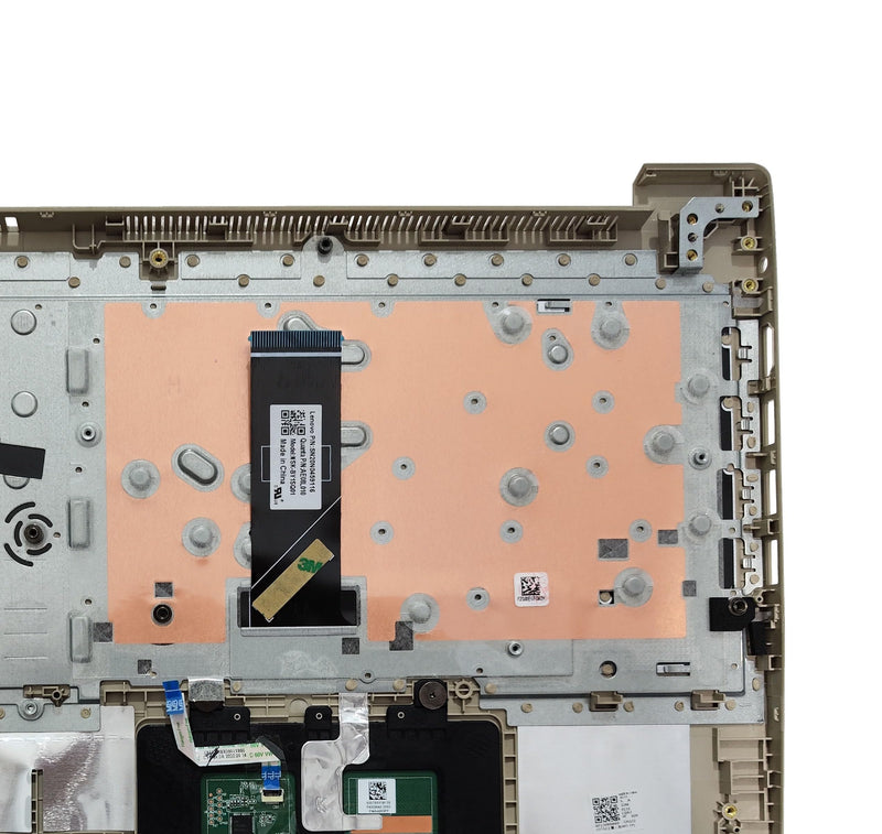 Replacement for Lenovo IdeaPad 3 15IML05 15IIL05 15ADA06 15ARE05 Laptop Upper Case Palmrest Non-Backlit Keyboard Touchpad Assembly Part 5CB0X57656 5CB1D03627 5CB0X57656 Gold