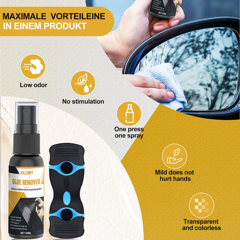 [AUSTRALIA] - ALLONY 100 ml super glue remover, sticker remover, adhesive residue remover, window frame, adhesive residue remover for stickers and labels effectively removed from surfaces 
