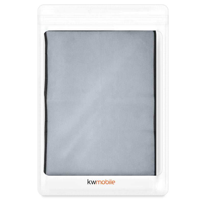 kwmobile Monitor Cover Compatible with 27-28" Monitor - Monitor Cover Dust PC Screen Protector - Light Grey