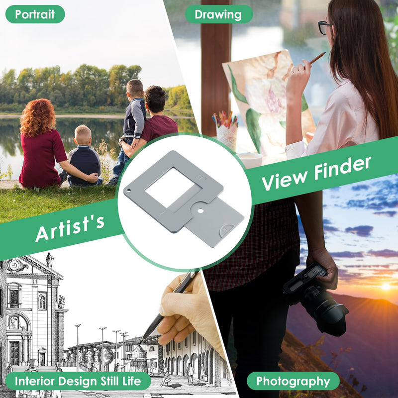 [AUSTRALIA] - View Finder, View Finder with Sliding Mechanism, View Finder with Color Isolation, View Finder for Painting, Drawing, Photography, and Any Other Place Where, Composition is Required 