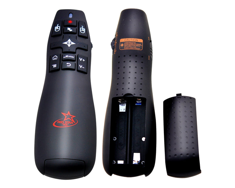 Wireless Powerpoint Presentation Remote Clicker and Keynote Presenter with Wireless Mouse (PR-820) from Red Star Tec