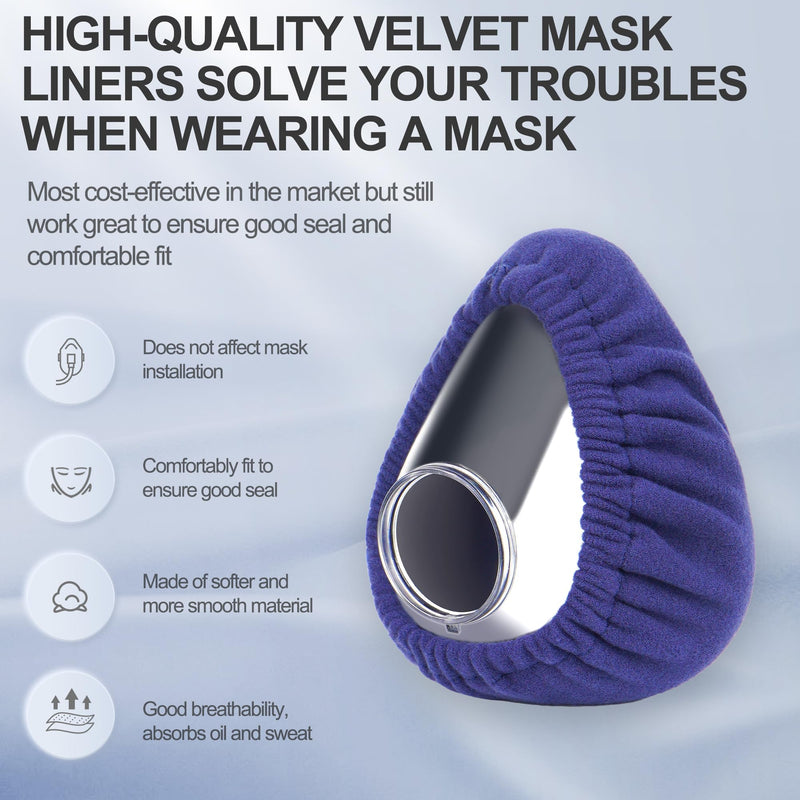 [AUSTRALIA] - Full Face Mask Inserts (M), Reusable Cushion Covers Compatible with AirFit F20 and AirTouch F20, 3 Sizes, Better Fit, Better Sealing CPAP Accessories BlessEase M 