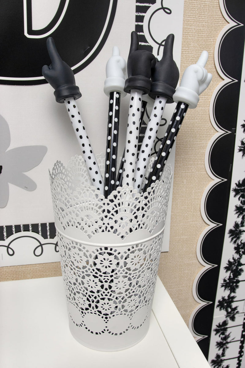Teacher Created Resources Black Painted Dots Hand Pointer