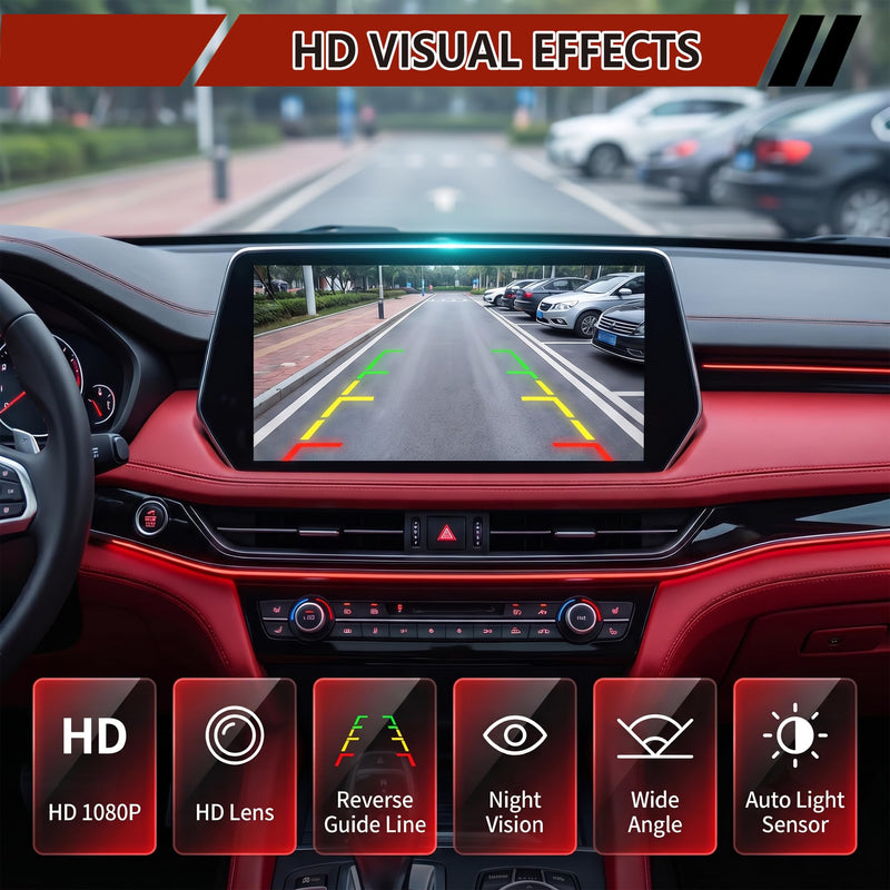 56054158AD Back Up Rear View Parking Assist Camera for Dodge/Chrysler | Wide Angle, Fit for 2011 2012 2013 2014 2015 2016 2017 2018 2019 2020 Dodge Journey Replace OE 4672639AA 56054058AE