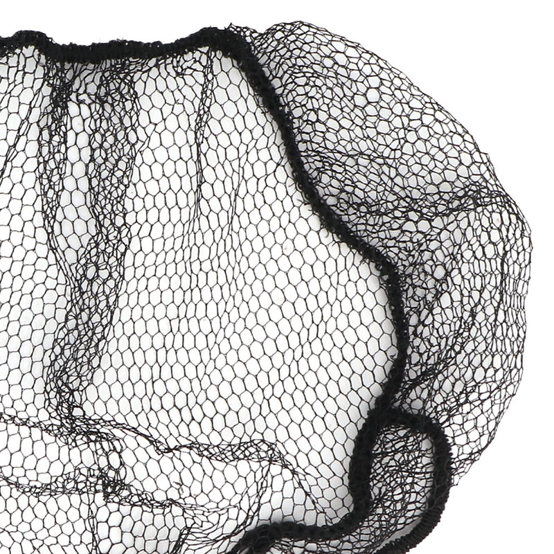YUYTE Beard Protection Nets, Pack of 100 Nylon Beard Nets, Beard Protection, Disposable Nylon, Elastic, Breathable, Latex-Free, Beard Protection Nets (Black) Black