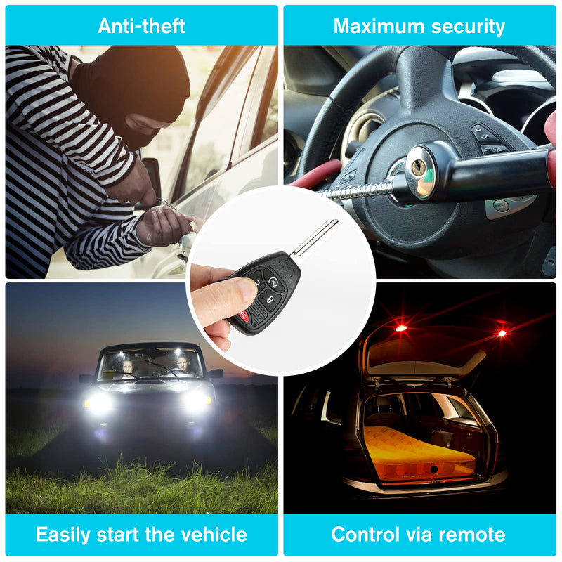 [AUSTRALIA] - Car Key Fob Keyless Entry Remote 315Mhz OHT692713A for Jeep Wrangler 2009-2018, Compass 2010-2017, Patriot 2010-2017 
