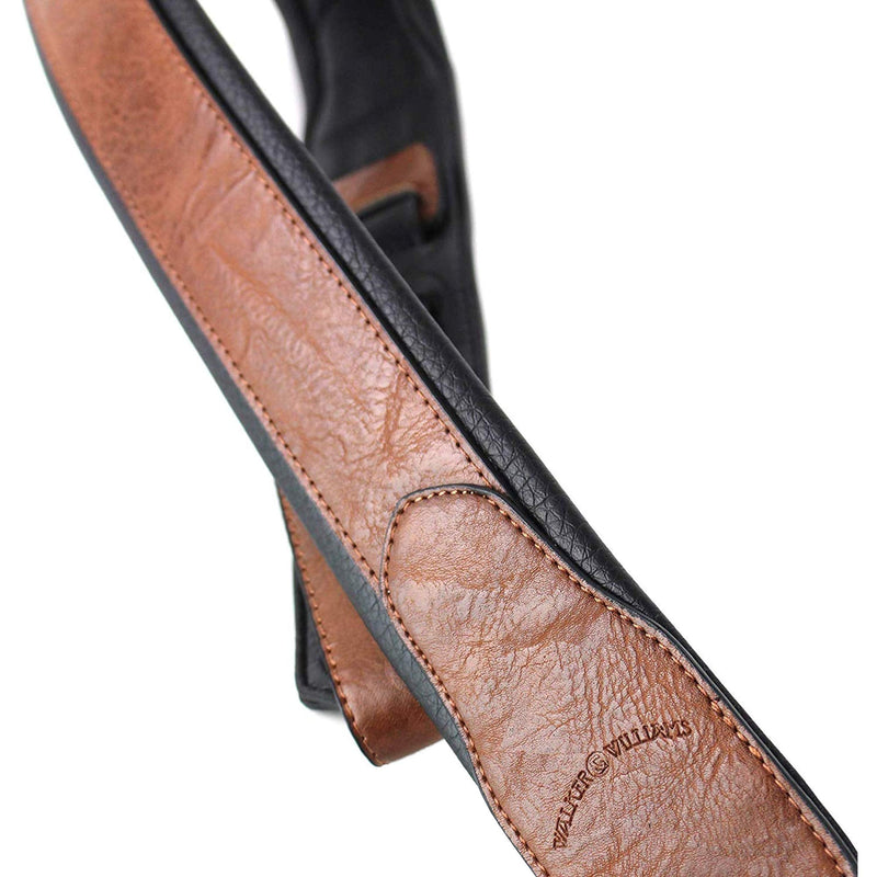 Walker And Williams G-102 Dark London Tan Strap with Padded Glove Leather Back
