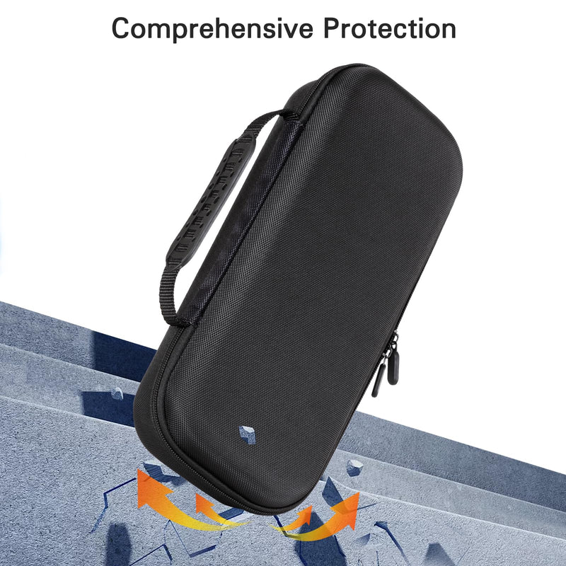 CoBak Hard Carrying Shell Case for PlayStation Portal Remote Player -with Screen Protective Cover, Accessories Storage Bag & Hard Shell for Ultimate Protection. Black