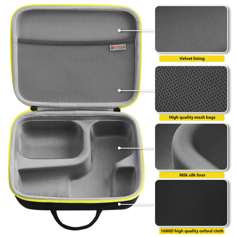 Shure SM7B and Podcast Microphone Case - Hard EVA Material, Bi-Directional Zipper, Compact Size for Easy Travel - Fits Shure SM7B, MV7, MV7X (Box Only)
