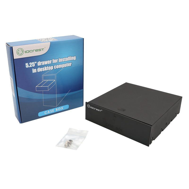 Syba "I/O Crest Blank Tray Storage Box Drawer for 5.25"" Bay Drive SY-ACC65085
