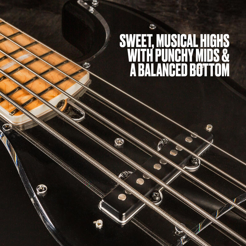 Dunlop DBSBN30130 Super Bright Bass Strings, Nickel Wound, Medium.030-.130, 6 Strings/Set 6-STRING 30-130 FULL SCALE