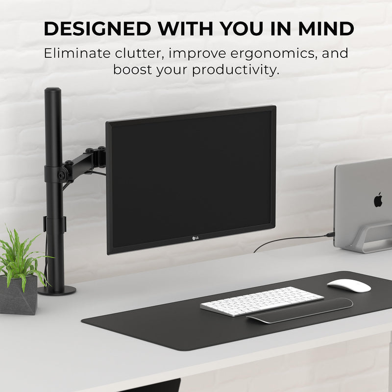 HumanCentric VESA Mount Adapter Compatible for LG Monitors 75x75, 100x100mm | Fits 24MP58VQ, 24MP58VQ-P, 24MP59HT, 24MP59HT-P, 24MP60VQ, VESA Stand, Arm or Desk Mount, 75x75 or 100x100 mm Pattern