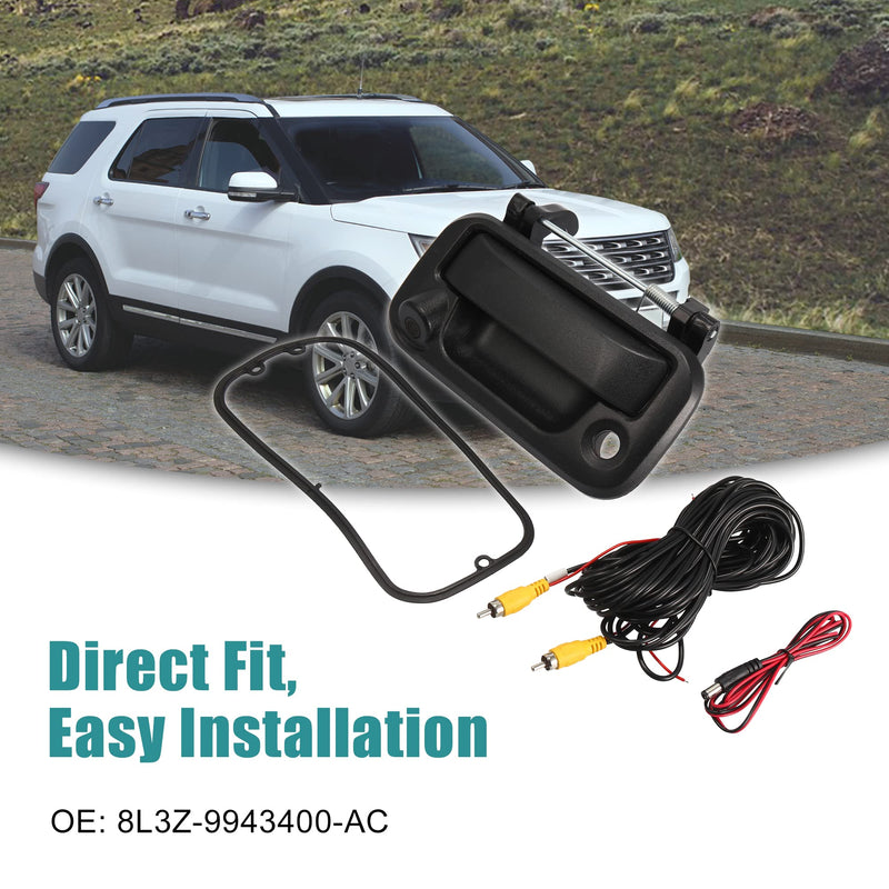 ACROPIX Tailgate Rear View Back Up Camera for Ford Explorer Sport Trac | Pack of 1, Black