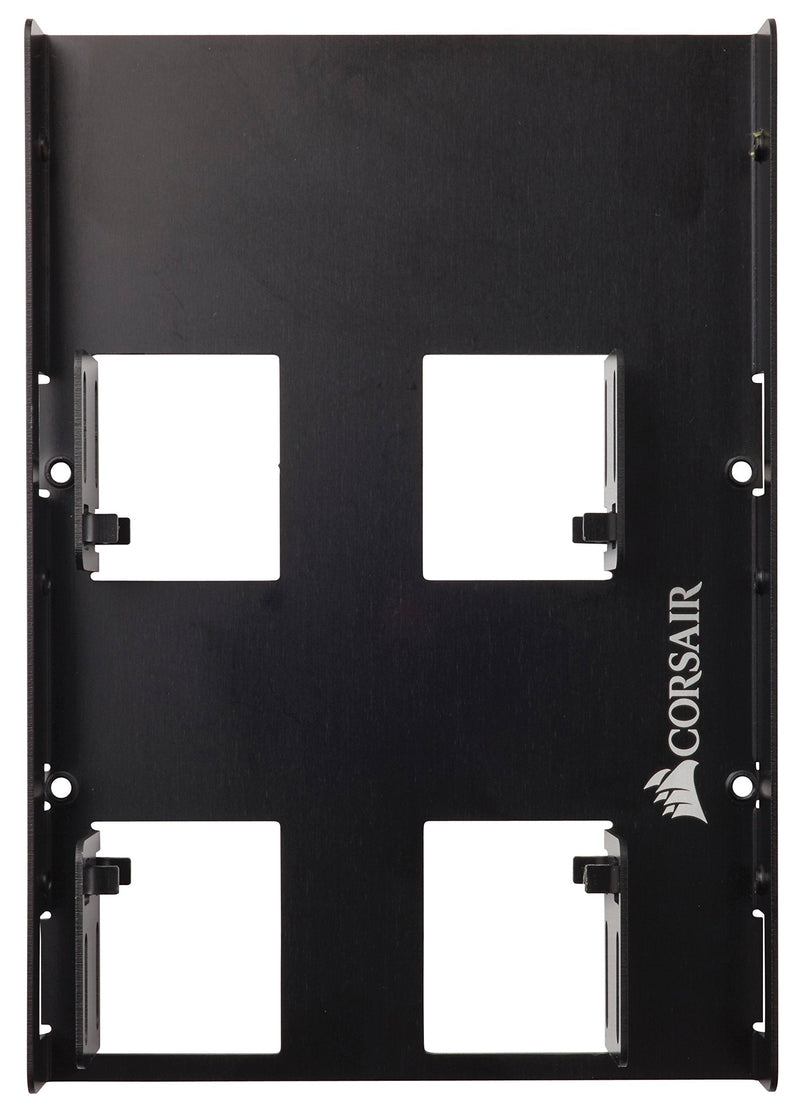 Corsair Dual SSD Mounting Bracket (3.5” Internal Drive Bay to 2.5", Easy Installation) Black Dual SSD Mount