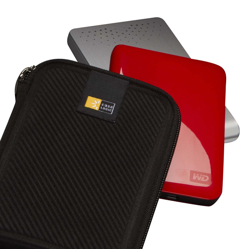 Case Logic EHDC-101 Hard Shell Case for 2.5-Inch Portable Hard Drive - Black
