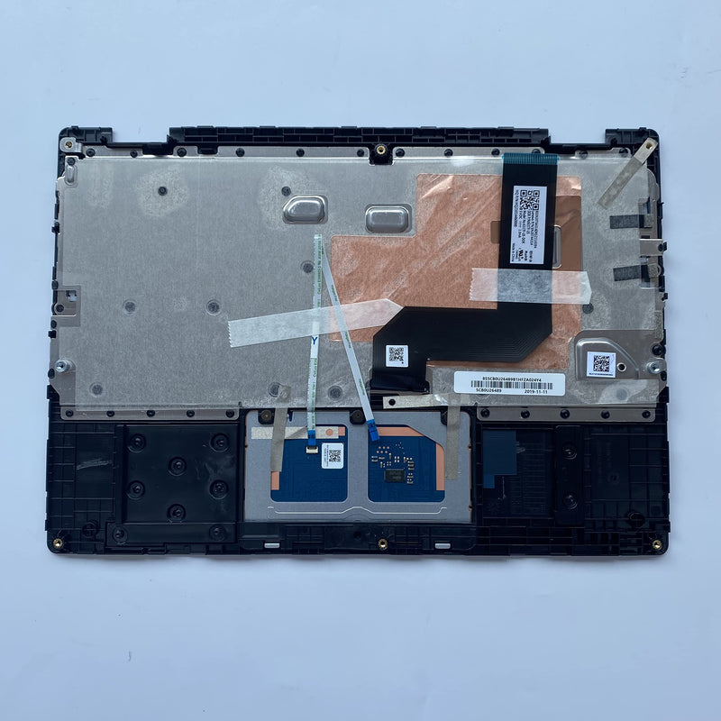 New Genuine Replacement for Lenovo Chromebook 100E 2nd Gen MTK Laptop Upper Case Palmrest Keyboard Touchpad Assembly Part 5CB0U26489 5CB0X55485, Black, 11.6 inch