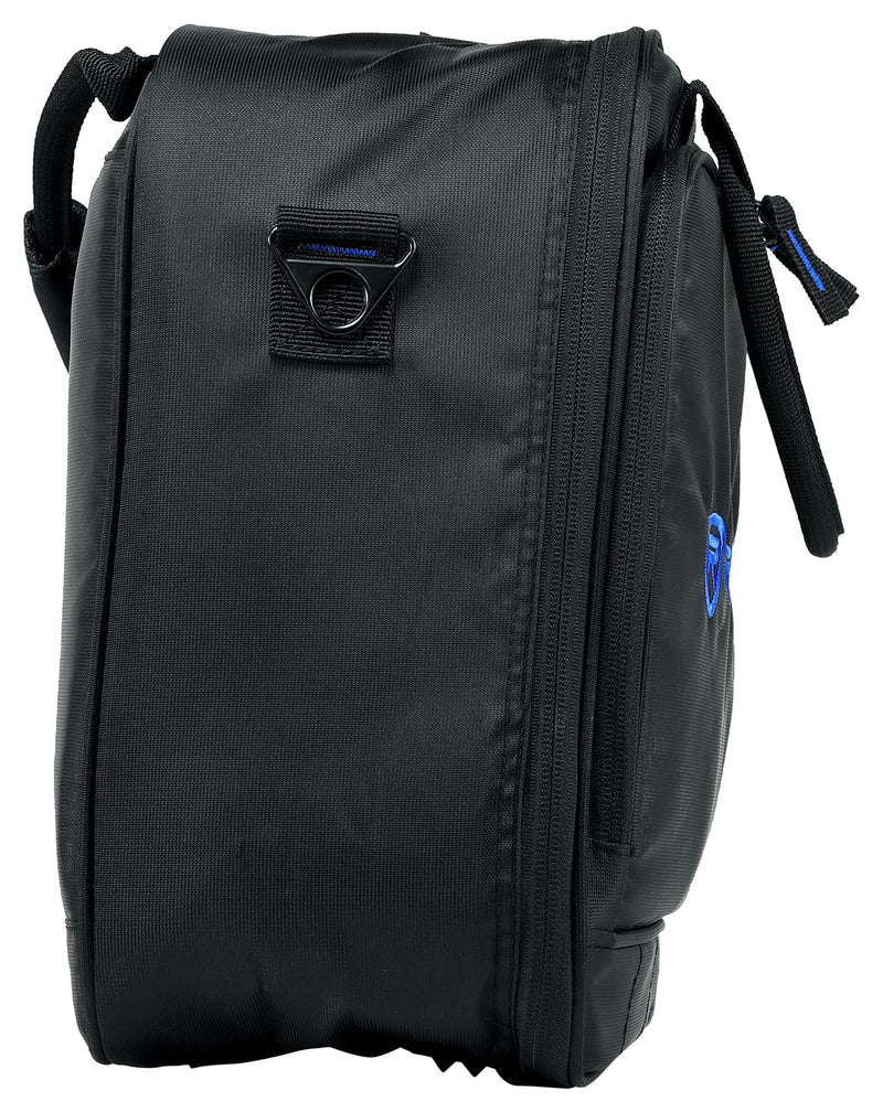 Rockville MB1313 DJ Gear Mixer Bag Case 13 x 13 x 6 Inches, Dual-Layer Foam Padding, YKK Zippers, Front Pocket, Adjustable Strap, for Mixers, Controllers, FX Pedals